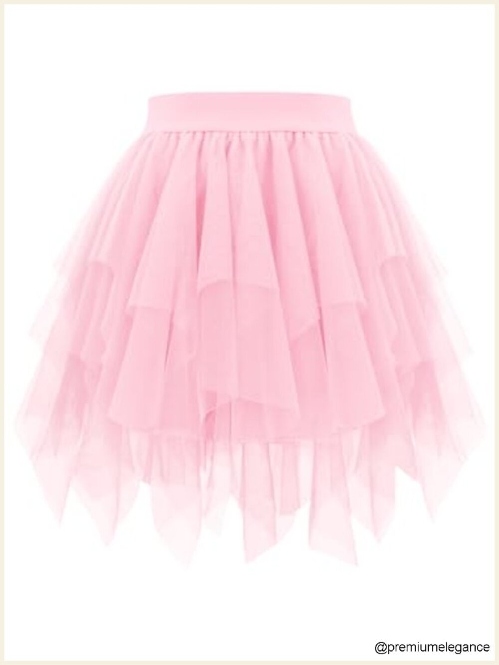 Women's Fairy Tutu Skirt Layered High Low Party Cosplay Halloween Tulle Mini